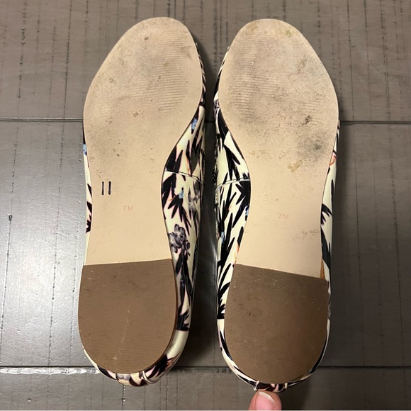 Artelier Nicole Miller tampa flats cream with black accent colours Leather sz 7 - Picture 10 of 12